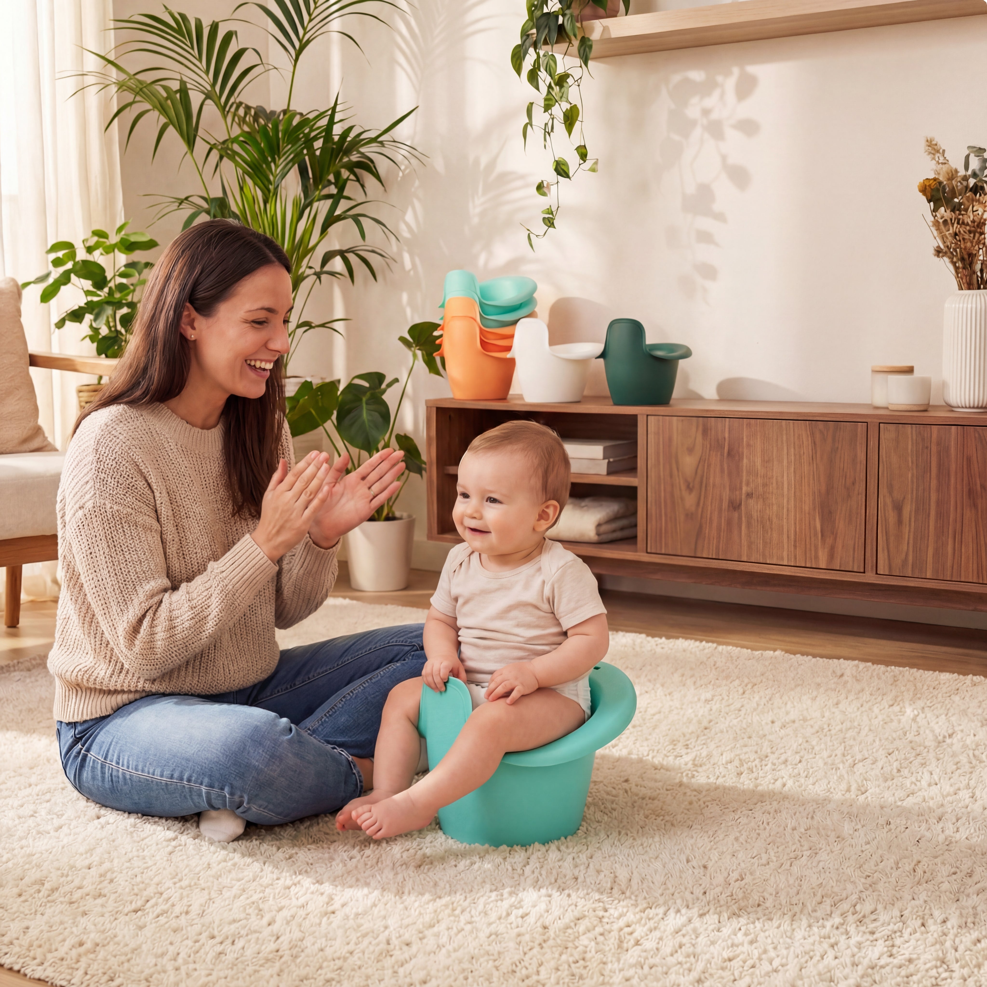 Easypisi Abhaltetöpfchen | Für Babys ab 3 Monaten + Gratis Matratzenunterlage