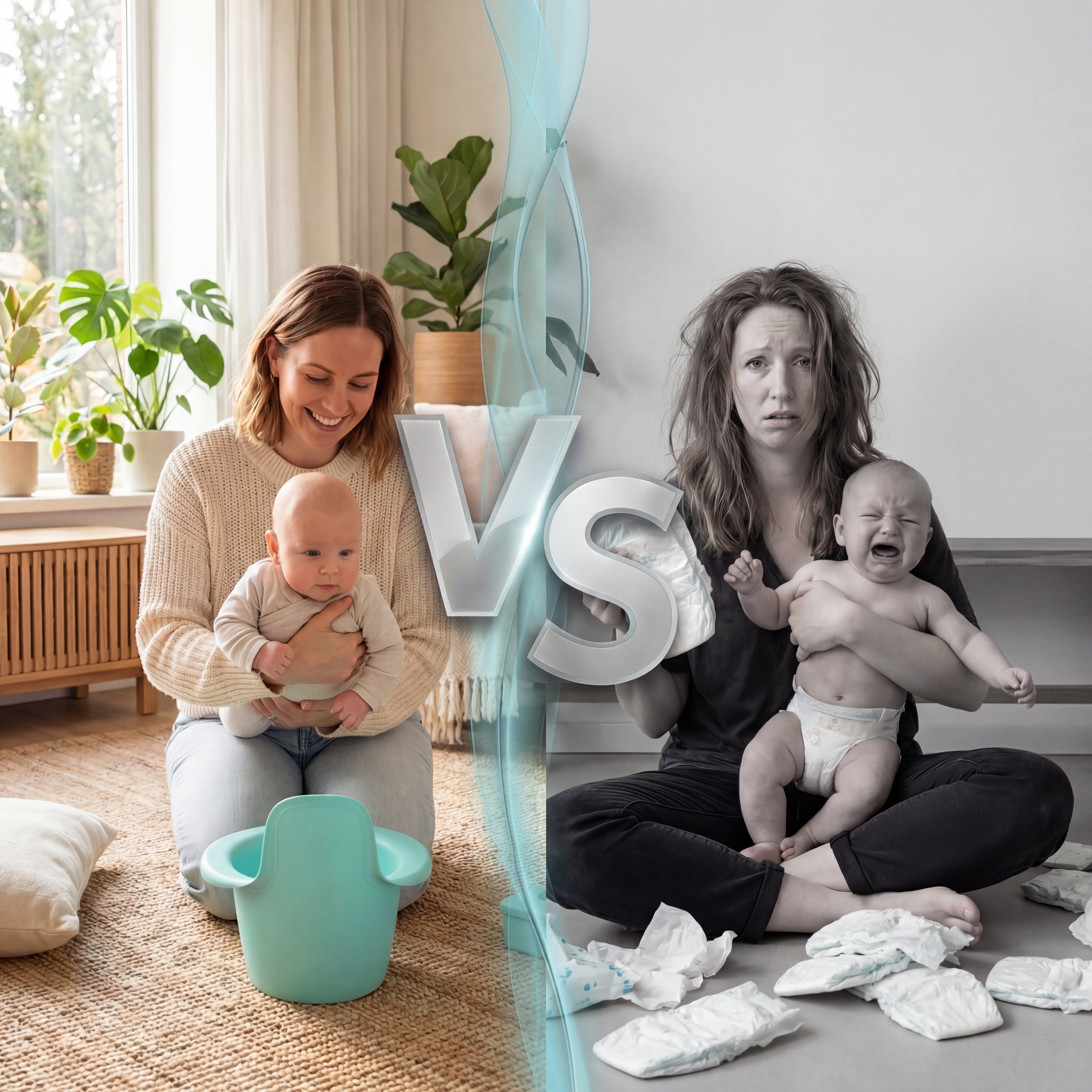 Easypisi Abhaltetöpfchen | Für Babys ab 3 Monaten + Gratis Matratzenunterlage