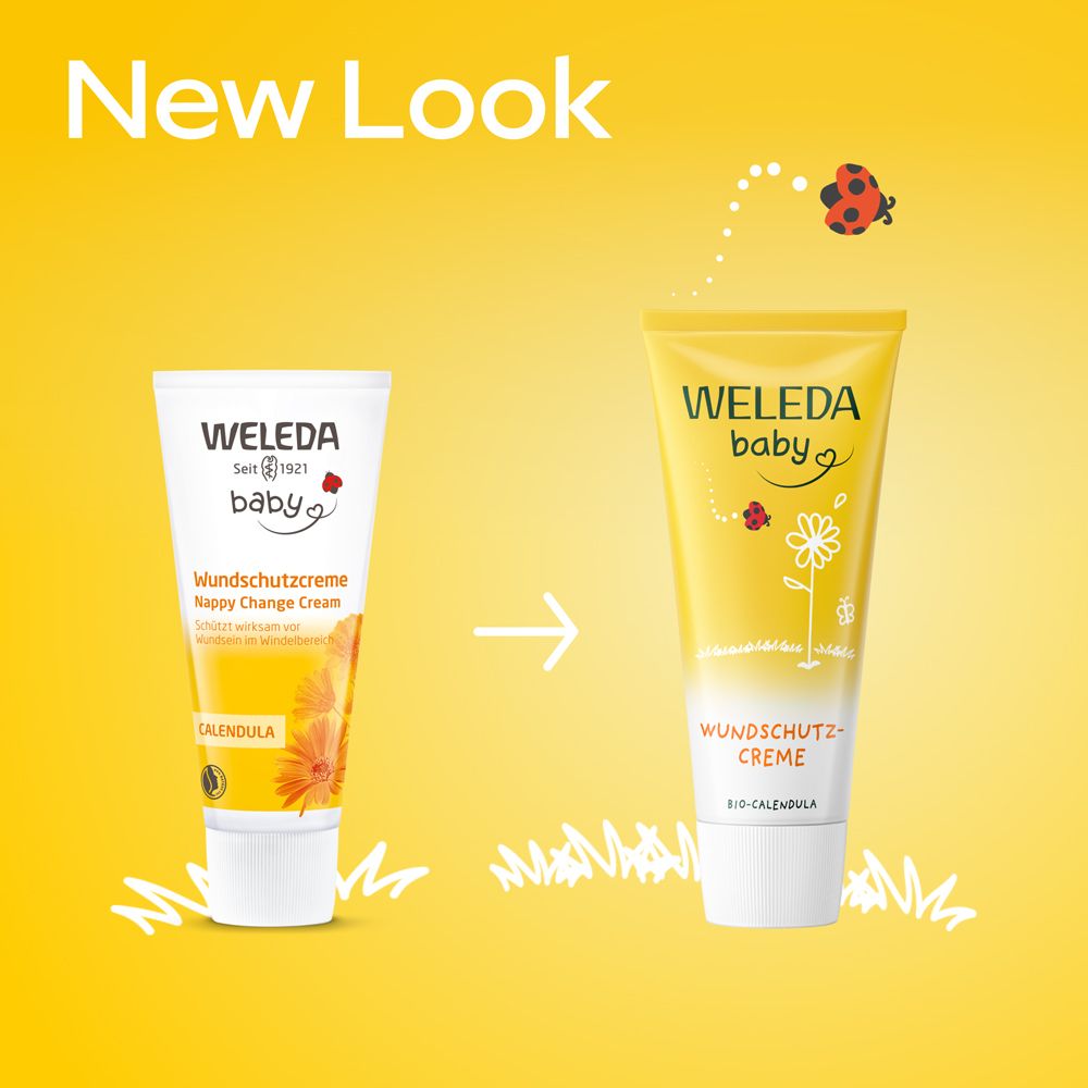 Weleda Calendula Baby Wundschutzcreme 75ml Tuben-Vergleich