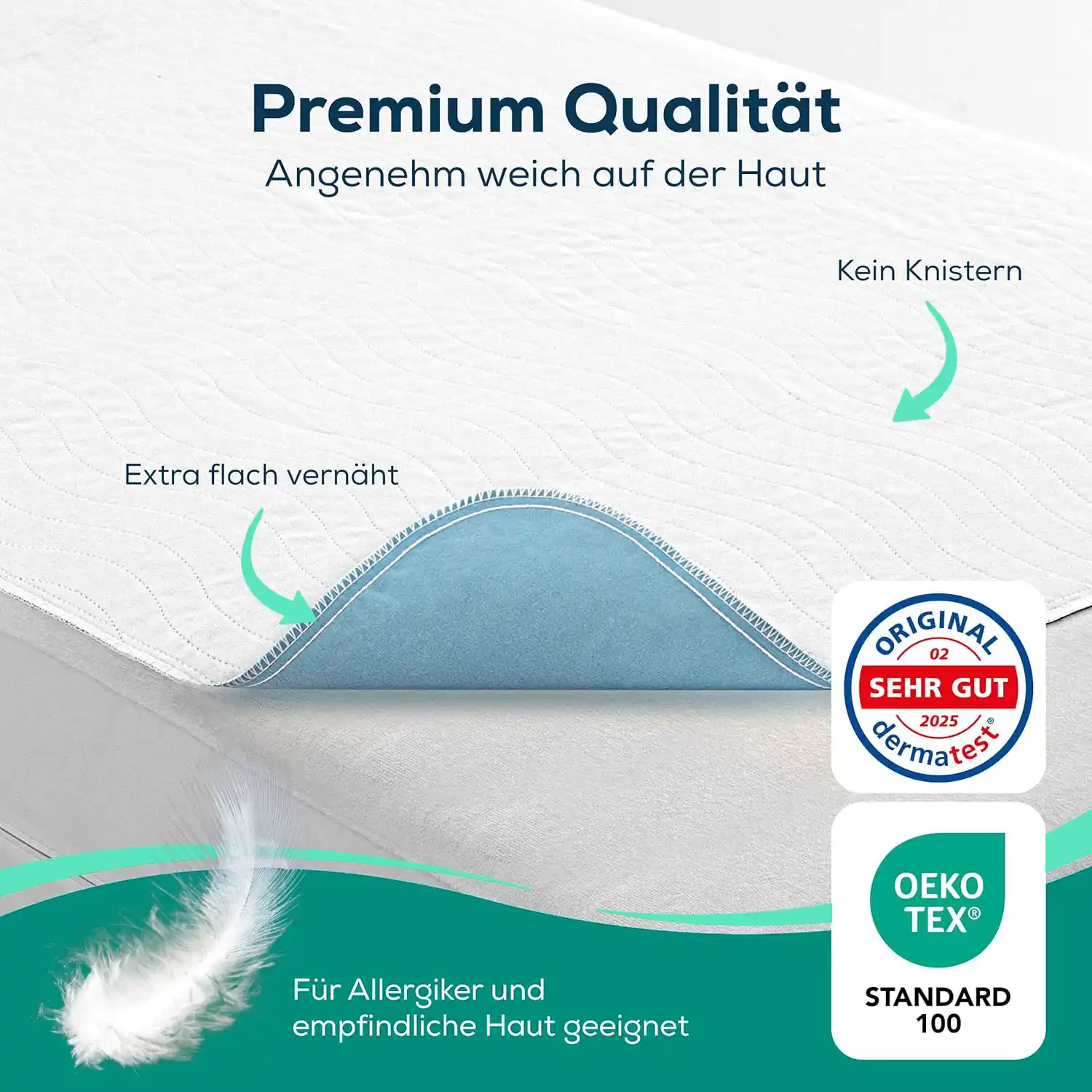 Matratzenauflage 75x90 cm | Sensalou